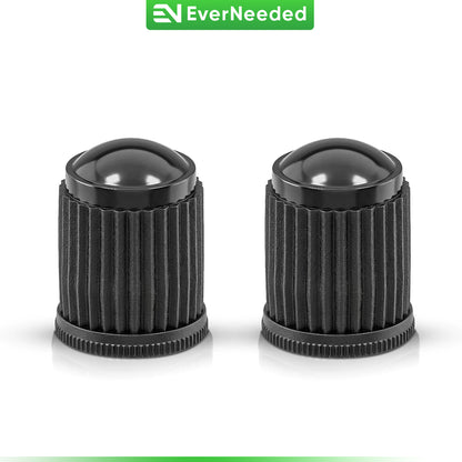 Schrader Valve Caps - Plastic - Black