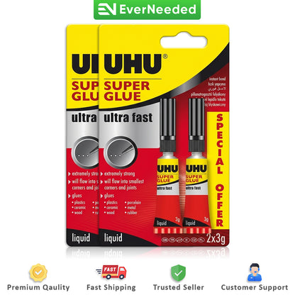 UHU Super Glue 6g (3g x 2)