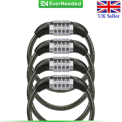 4 Digit Combination Bike Lock (60cm)