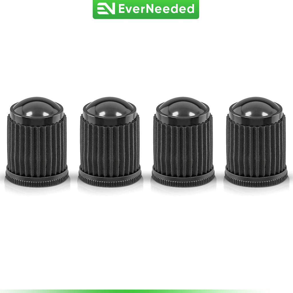 Schrader Valve Caps - Plastic - Black