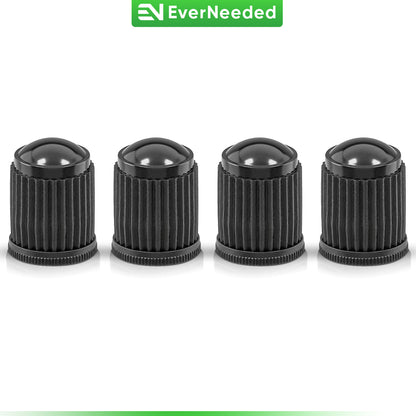 Schrader Valve Caps - Plastic - Black