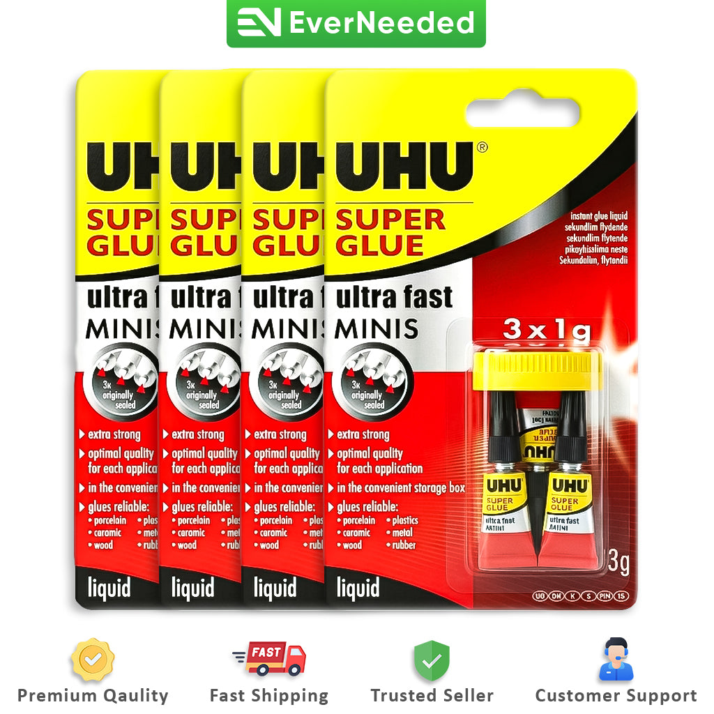 UHU Super Glue 3g (1g x 3)