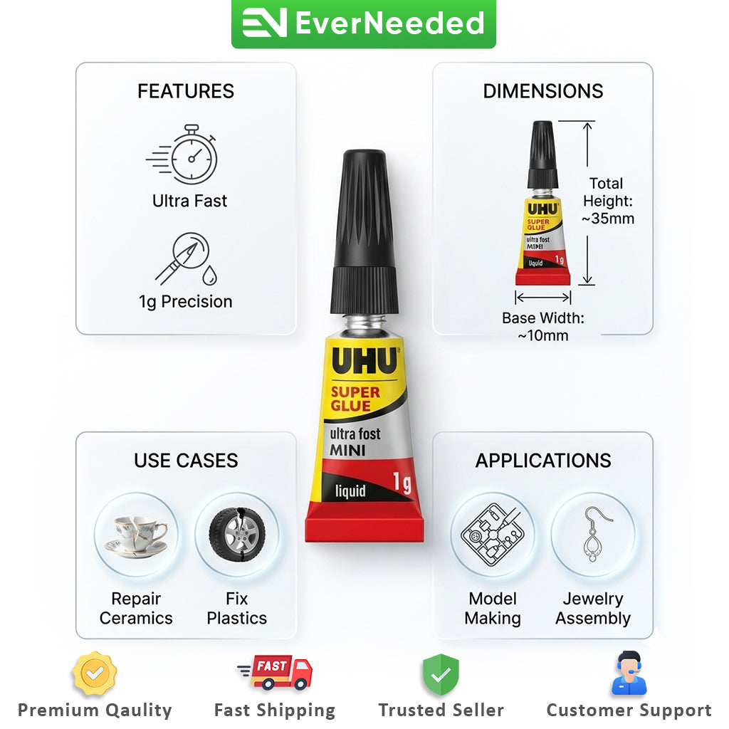 UHU Super Glue 3g (1g x 3)