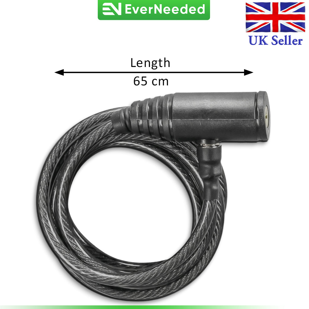 Bike Cable Lock 65cm with 2 Keys