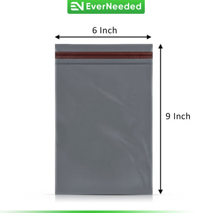 Grey Mailing Bags 6" x 9" – Self Seal