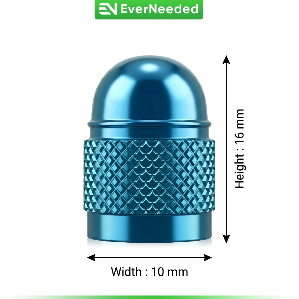 Schrader Valve Caps – Aluminum - Bullet Design
