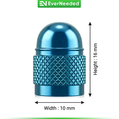 Schrader Valve Caps – Aluminum - Bullet Design