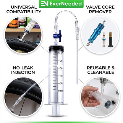 Tyre Sealant Injector Syringe 60ml