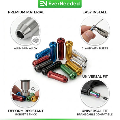 Bike Cable End Caps – Aluminium - Multi Color