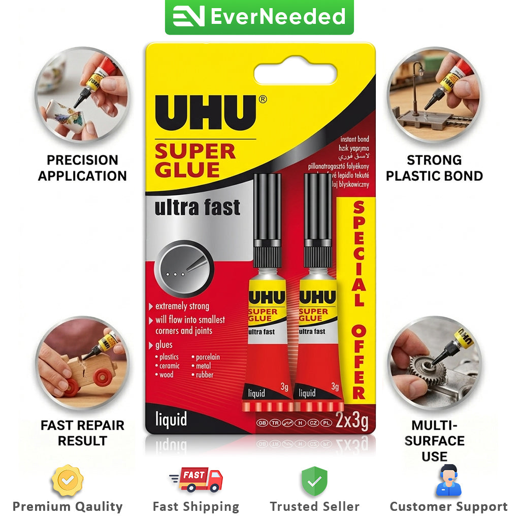 UHU Super Glue 6g (3g x 2)