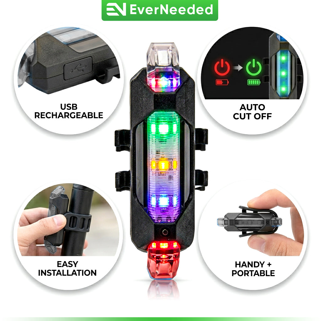 USB LED Bike Light – 4 Mode