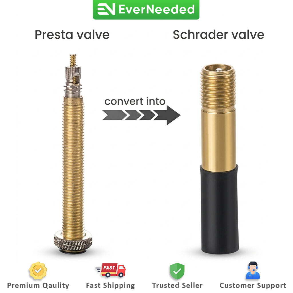 Valve Adaptor Presta to Schrader Multi Color