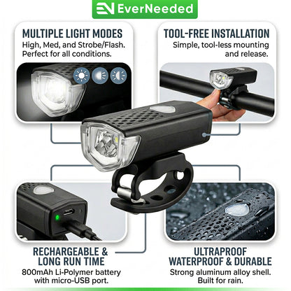 USB Rechargeable LED Rear Safety Lamp