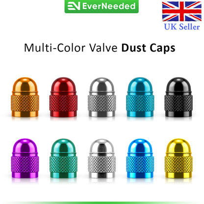 Schrader Valve Caps – Aluminum - Bullet Design