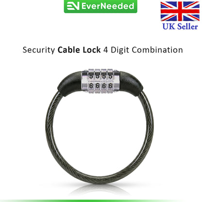 4 Digit Combination Bike Lock (60cm)