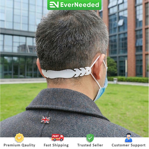 Mask Ear Saver Strap – Adjustable Silicone Ear Protector Hook (Face Mask Extender)